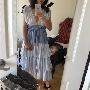 Simonett x free people layered tank dress